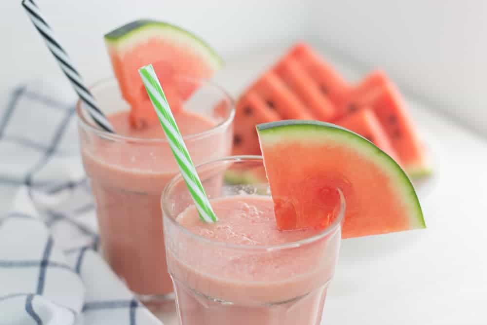 Watermelon Milk Smoothie